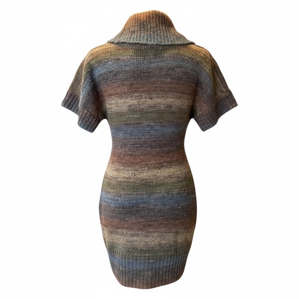 Ronni Nicole Earthy Turtleneck Sweater Dress PTP 21.5 L 32 - Picture 5 of 7